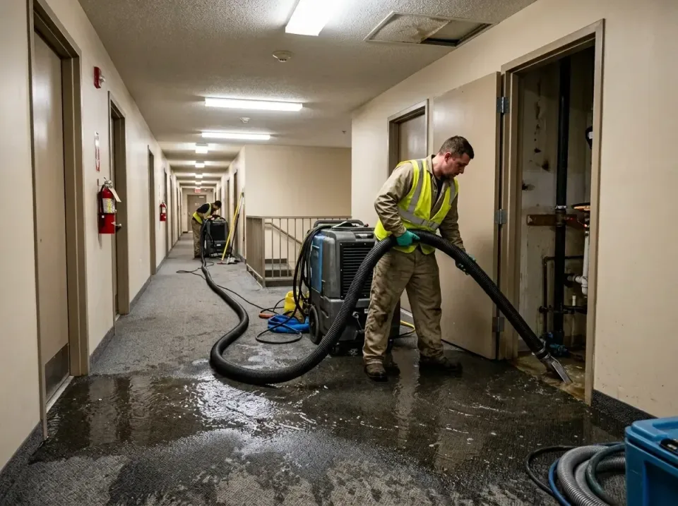 multi-unit-apartment-hallway-f-005 — frequently asked questions, Emergency Burst Pipe Water Extraction & Removal in Mills, WY